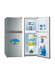 Generaltec 150L Double Door Refrigerator, GR190, Silver