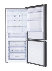 Generaltec 219L Double Door Refrigerator with Freezer, GR520CMB, Grey