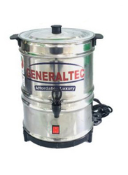 Generaltec 10L Stainless Steel Churning Machine with 1400 RPM for Butter Extraction & Laban Making, Silver