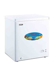 Generaltec 80L Single Door Chest Freezer, Compact Deep-Freezer with Storage-Basket, Lock & Key, GF175L, White