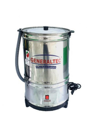 Generaltec 35L Stainless Steel Churning Machine with 1400 RPM for Butter Extraction & Laban Making, Silver