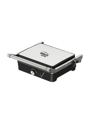 Generaltec Electric Contact Grill with Non-Stick Plates, 2000W, Silver