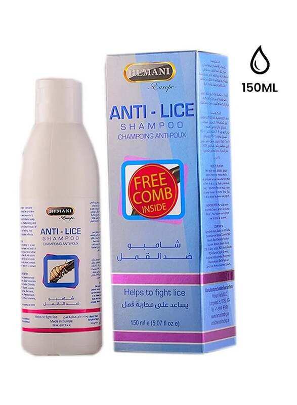 

Hemani Anti Lice Shampoo for All Hair Types, 150ml