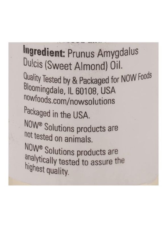 Now Foods Pure Sweet Almond Moisturizing Oil, 118ml