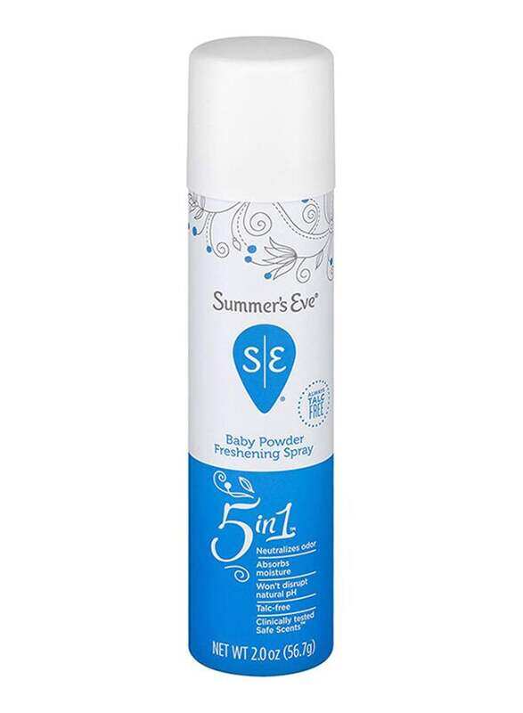 

Summer's Eve 56.7gm 5-In-1 Baby Powder Freshening Spray