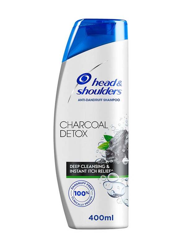 

Head & Shoulders Charcoal Detox Anti-Dandruff Shampoo for Anti Dandruff, 400ml