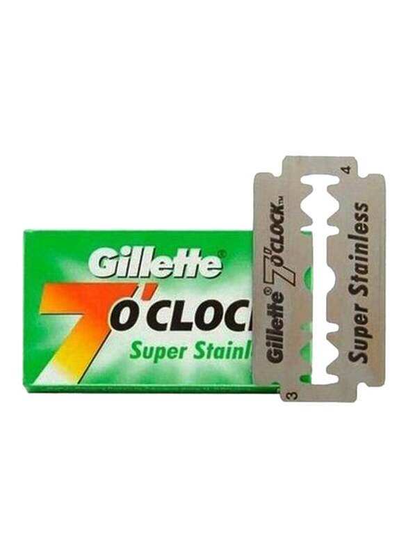 

Gillette 7 O'clock Super Stainless Blade Set, 5 Pieces