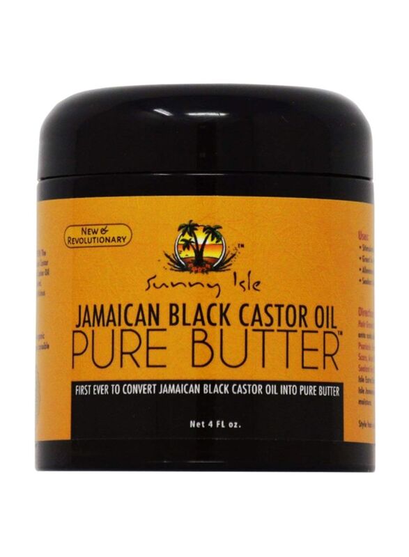 Sunny Isle Pure Butter Jamaican Black Castor Oil, 4oz