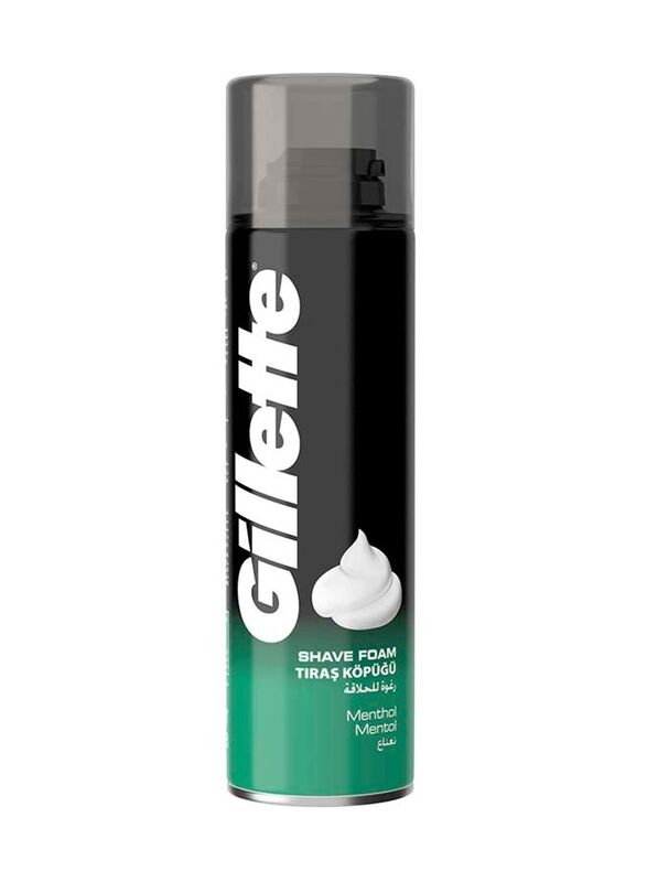 Gillette Menthol Shaving Foam, 200ml