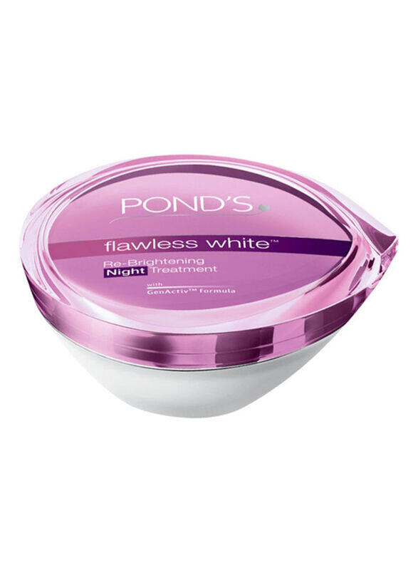 

Pond's Flawless White Re-Brightening Night Treatment Cream, 50g