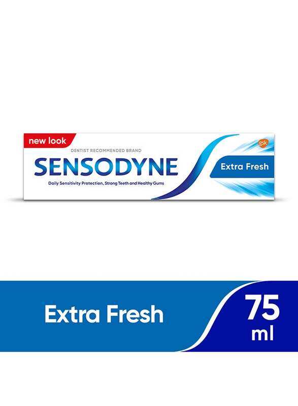 

Sensodyne Toothpaste For Sensitive Teeth Extra Fresh Flavour, 75ml