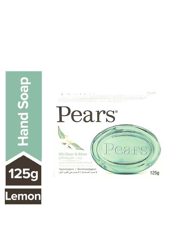 

Pears Oil Clear & Glow Glycerin & Lemon Flower Extract Soap, 125g