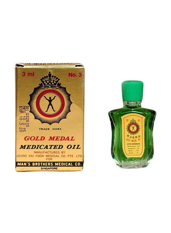 

Gold Medal No. 3 Medicated Pain Killer Oil, 5 x 3ml