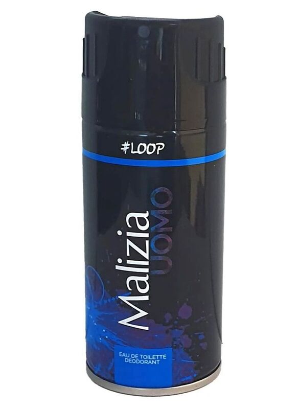 Malizia Uomo #Loop Deodorant Spray, 3 x 150ml