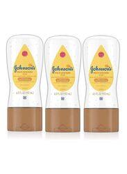 Johnson's 3 x 192ml Shea & Cocoa Butter Oil Gel for Babies