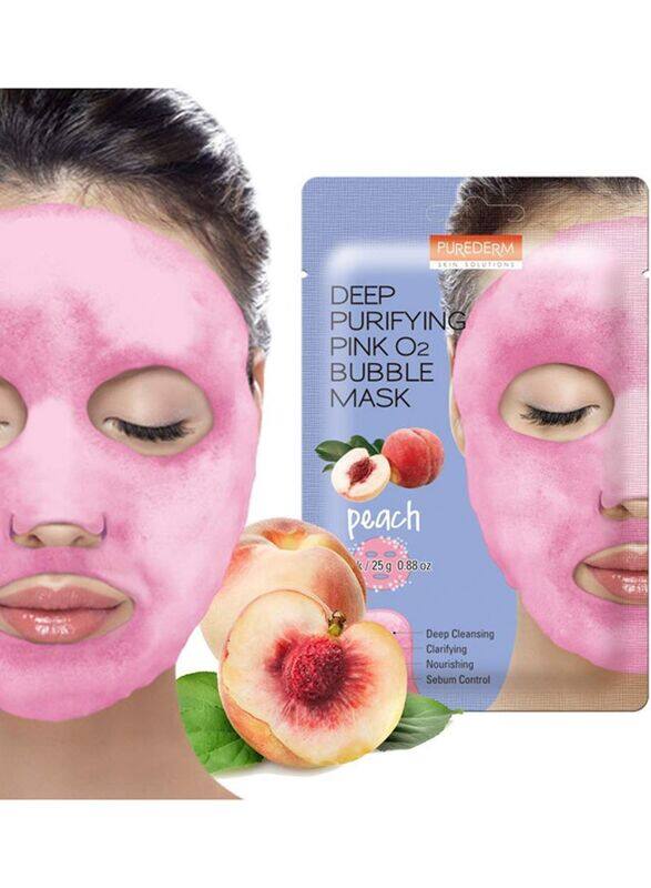 

Purederm Deep Purifying Pink Bubble Mask, 25g