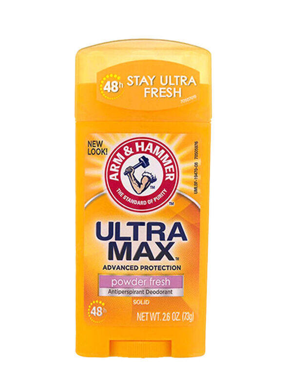 

Arm & Hammer Ultra Max Powder Fresh Antiperspirant Deodorant, 73g