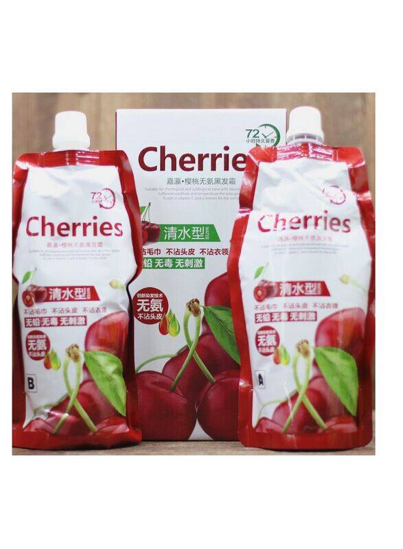 

Cherry Blossom Ammonia Free Hair Colour Shampoo, 1000ml, Black