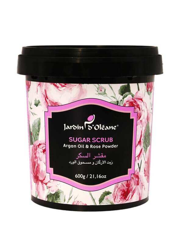 

Jardin D Oleane Sugar Scrub With Argan Oil and Rose Powder, 600gm
