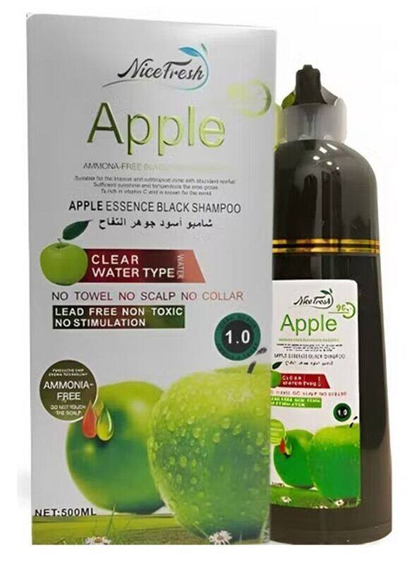 

Nice Fresh Ammonia-Free Natural Organic Hair Colour Shampoo, 500ml, Black