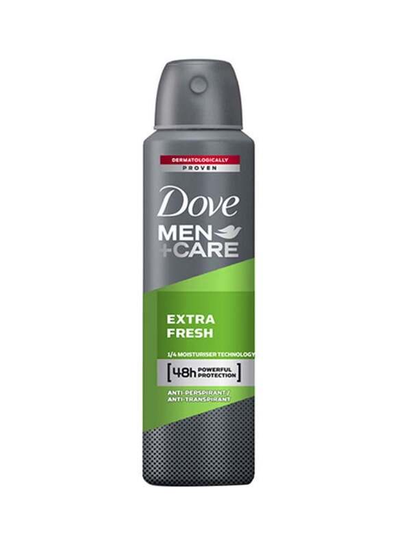 Dove Men+Care Extra Fresh Dry Antiperspirant Deodorant Spray, 150ml