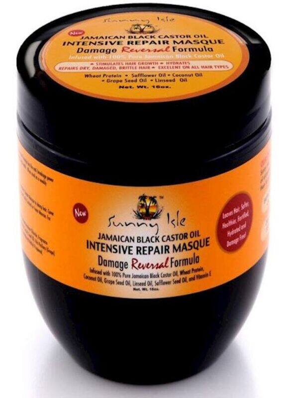 

Sunny Isle Jamaican Castor Oil Intensive Repair Masque for All Hair Type, 16oz