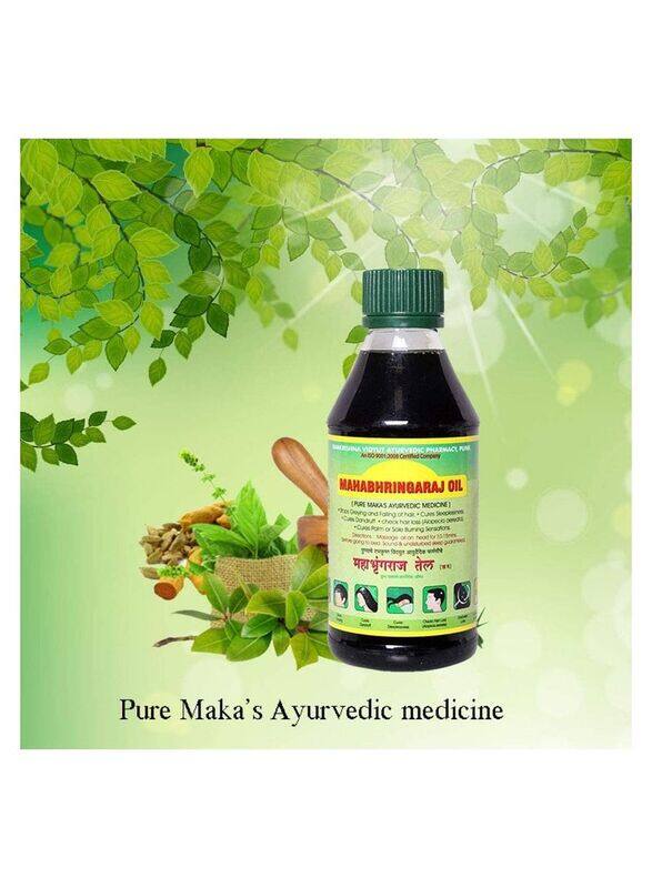 

Maka Maha Bhringaraj Ayurvedic Hair Oil for All Hair Type, 50ml