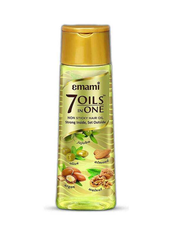 

Emami 7-in-1 Non Sticky Hair Oil for All Hair Types, 100ml