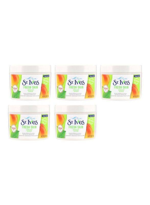 

ST. Ives Fresh Skin Face Apricot Scrub, 5 x 10oz