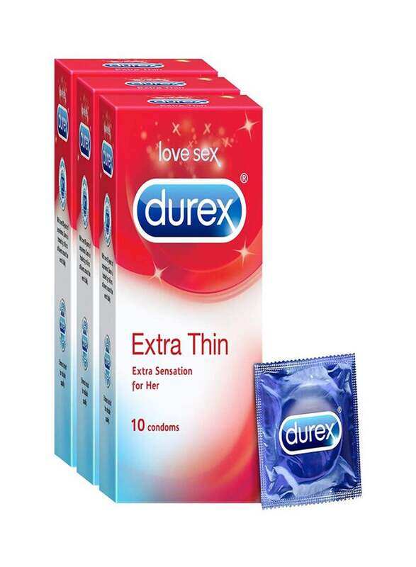 

Durex Extra Thin Condoms, 30 Pieces