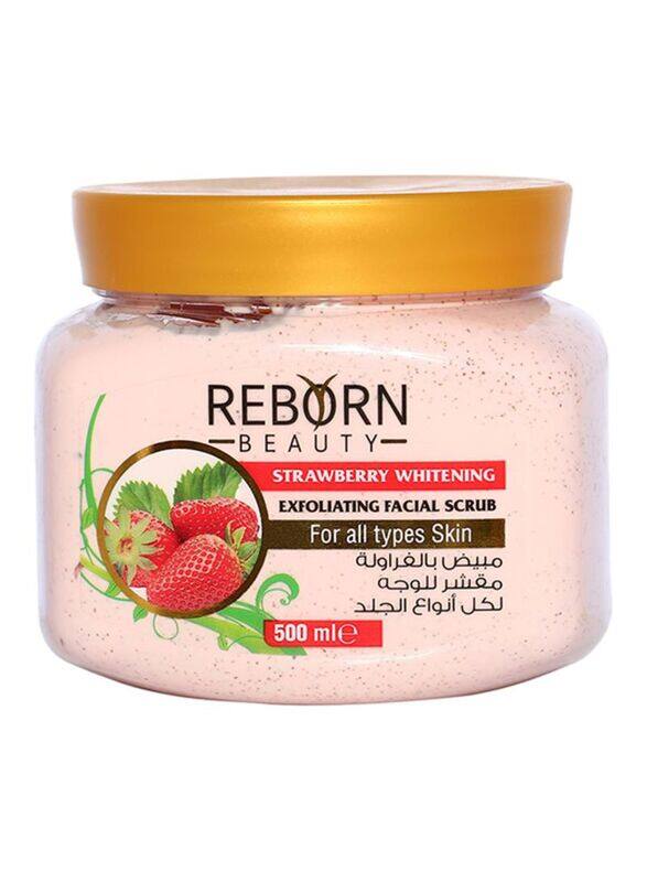 

Reborn Beauty Strawberry Whitening Exfoliating Facing Scrub, 500ml