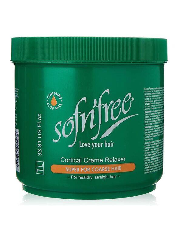 Sofn'free Cortical Creme Relaxer for All Hair Type, 1000ml