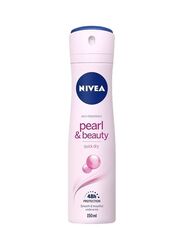 Nivea Pearl And Beauty Deodorant, 2 x 150ml