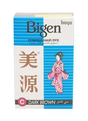 Bigen Powder Hair Dye, One Size, C Dark Brown