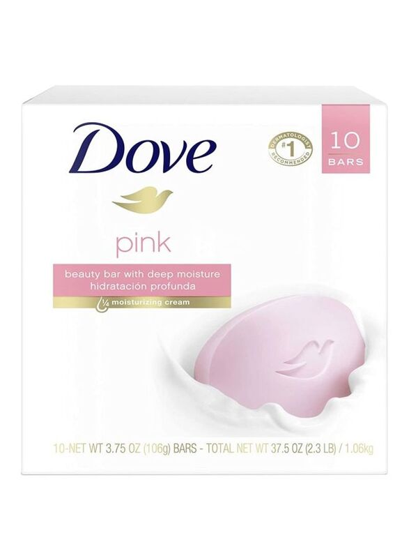 Dove Rosa Beauty Bar Soap, 10 x 113gm