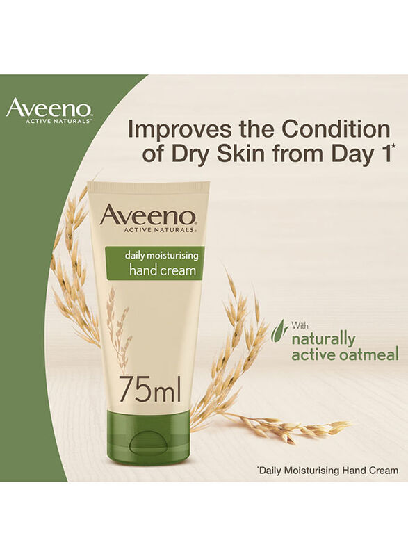 Aveeno Active Naturals Daily Moisturising Hand Cream, 75ml