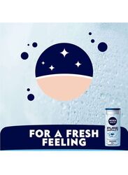 Nivea Men Pure Impact Shower Gel, 3 x 250ml