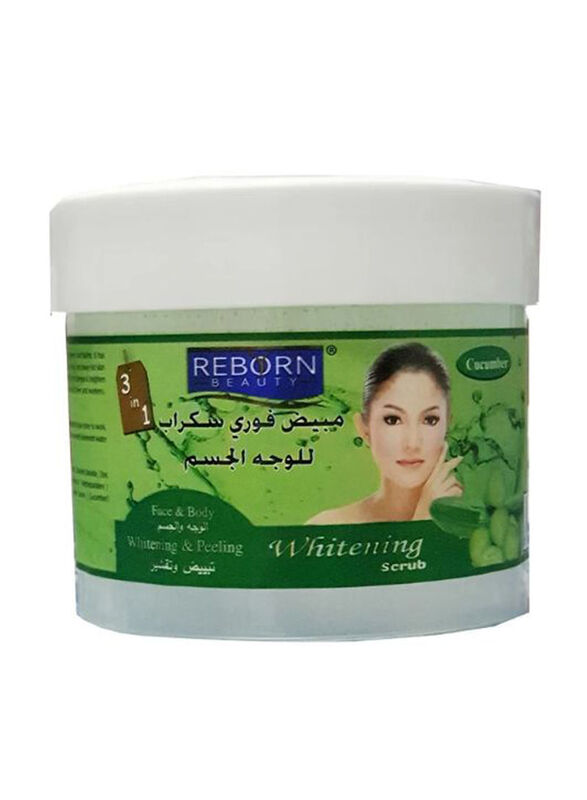 Reborn 3-in-1 Cucumber Flavour Whitening & Peeling Scrub, 500ml