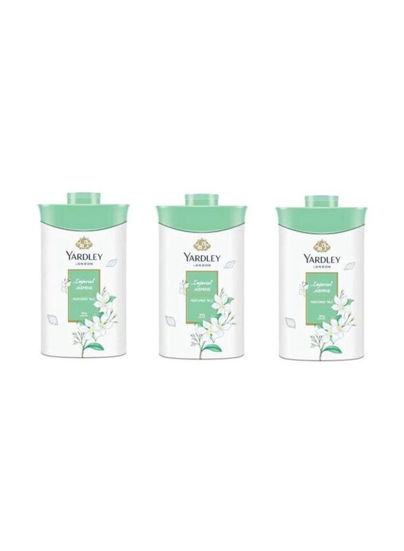 Yardley London Jasmine Talc Powder, 3x250gm