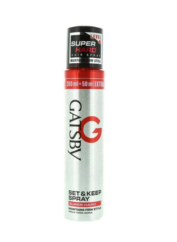 

Gatsby Supreme Hold Hair Spray for All Hair Types, 250ml