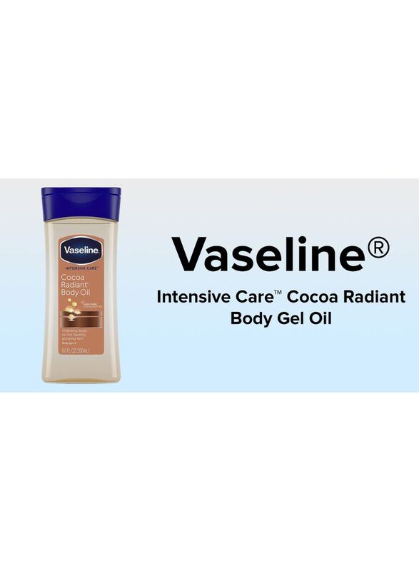 Vaseline Intensive Care Cocoa Radiant Body Oil, 200ml