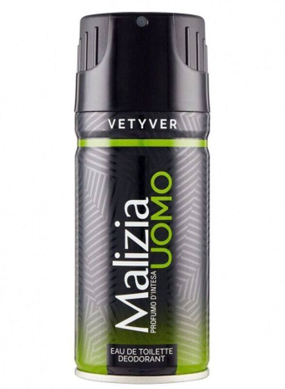 

Malizia Uomo Deo Vetyver Body Spray, 150ml