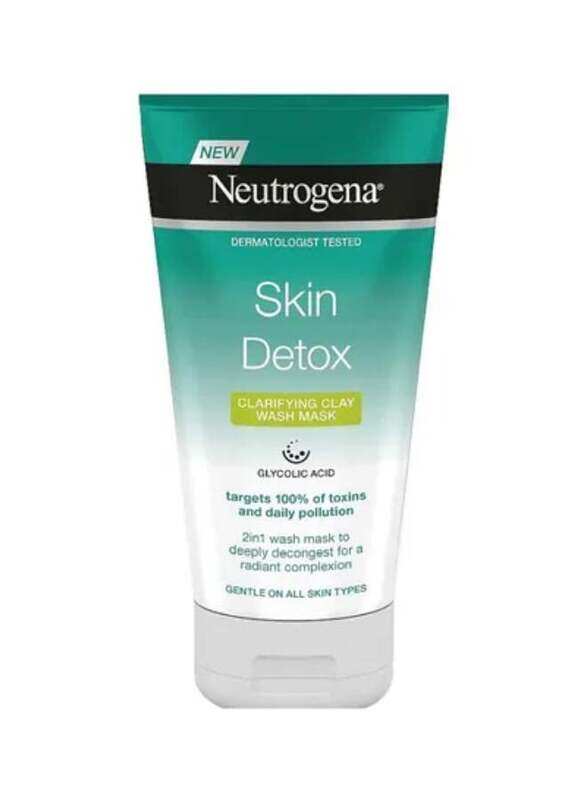 

Neutrogena Skin Detox Clarifying Daily Clay Face Wash, 150ml