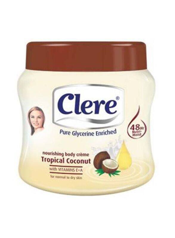 

Clere Nourishing Body Creme Tropical Coconut, 500ml