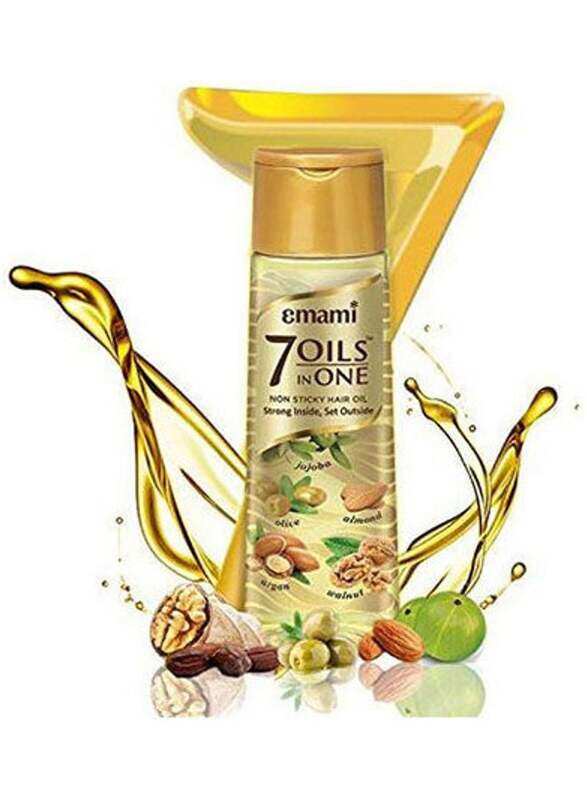 

Emami 7-in-1 Non Sticky Hair Oil for All Hair Types, 200ml