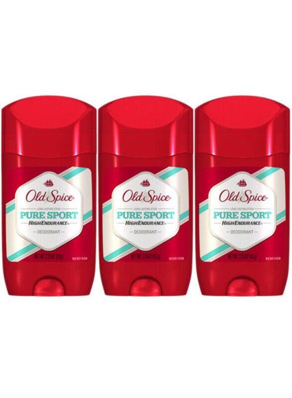 

Old Spice Pure Sport High Endurance Deodorant Stick, 3 Pieces