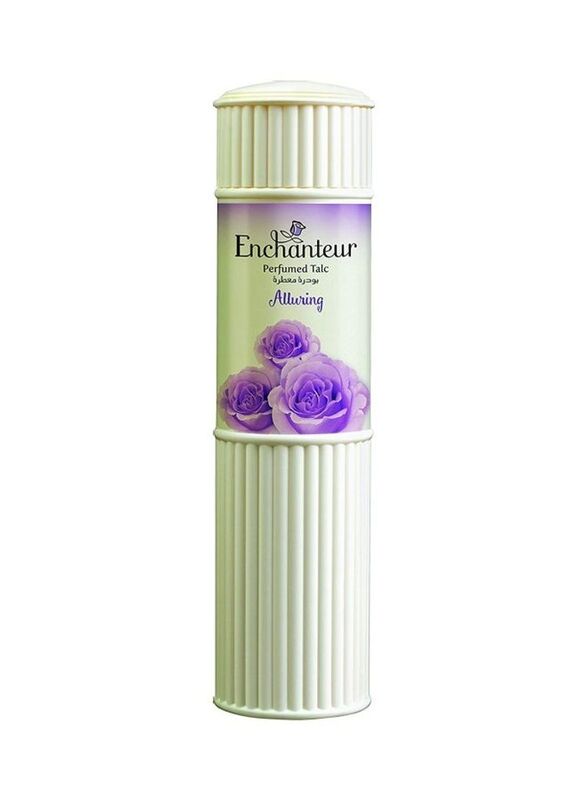 Enchanteur Alluring Perfumed Talc Powder, 250ml, White