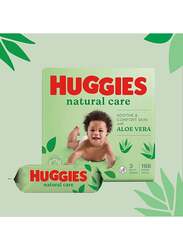 Huggies 56-Pieces Natural Care Wet Baby Wipes