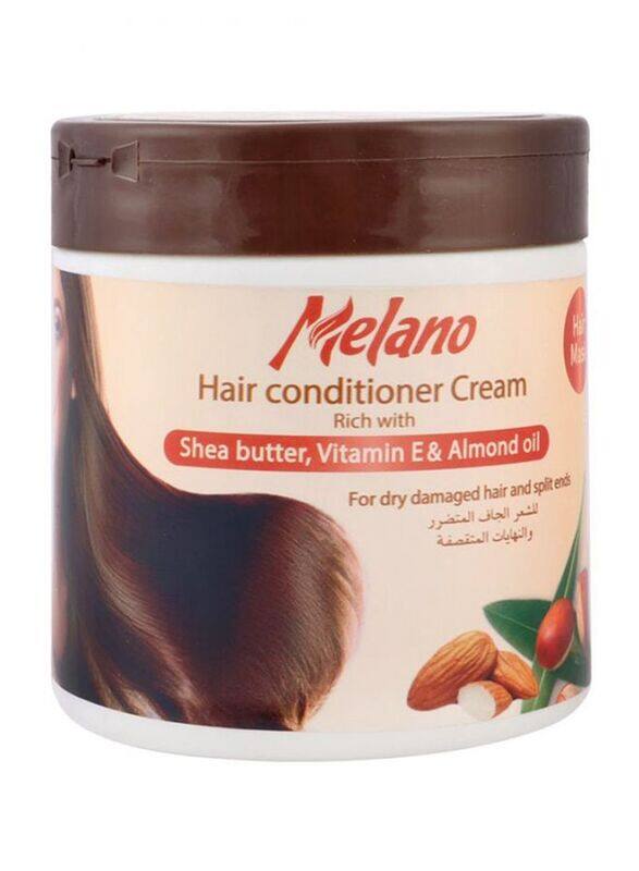 

Melano Hair Conditioner Cream Rich with Shea Butter, Vitamin E & Almond Oil, 500 gm