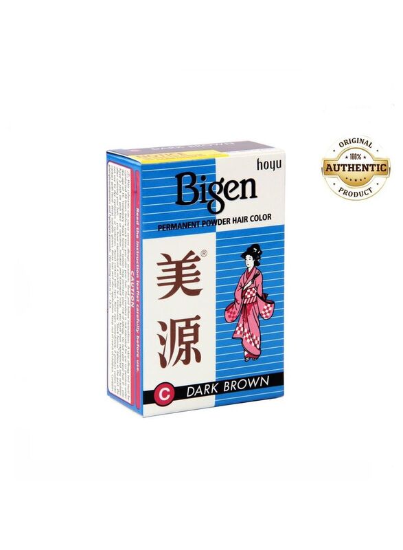 Bigen Powder Hair Dye, 6g, Dark Brown